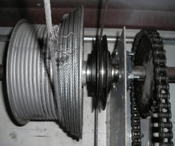 Broken garage door spring replacement